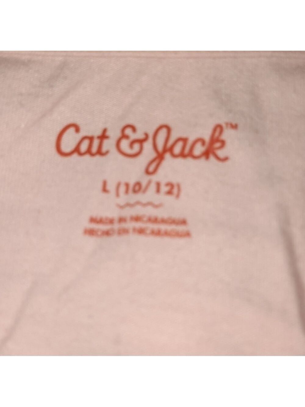 Cat & Jack Girls Long Sleeve Pink Tee Large - Picture 5 of 8